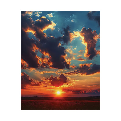 Dramatic Sunset Sky Poster