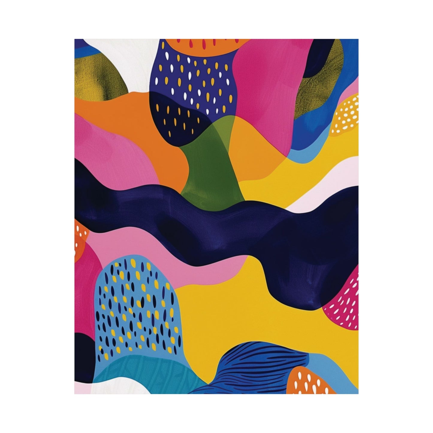 Color Flow Printed Poster
