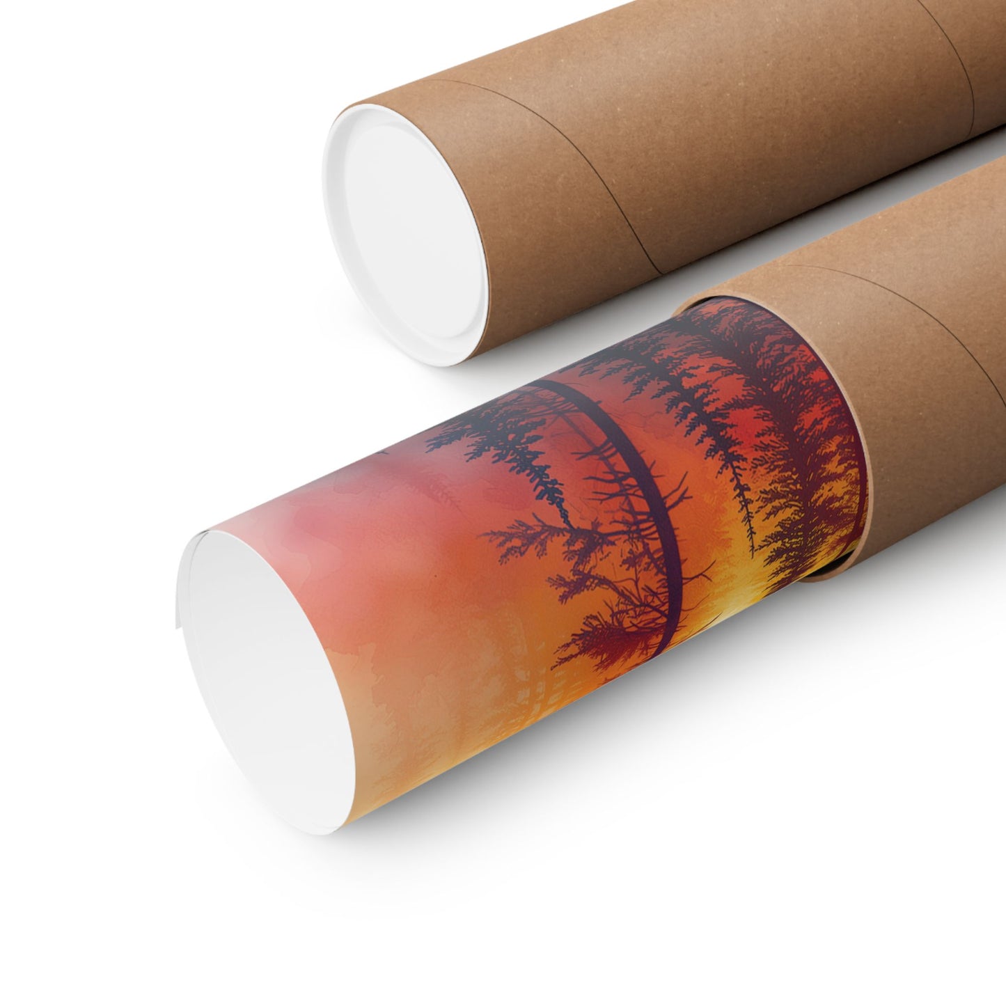 Sunset Pines Printed Poster