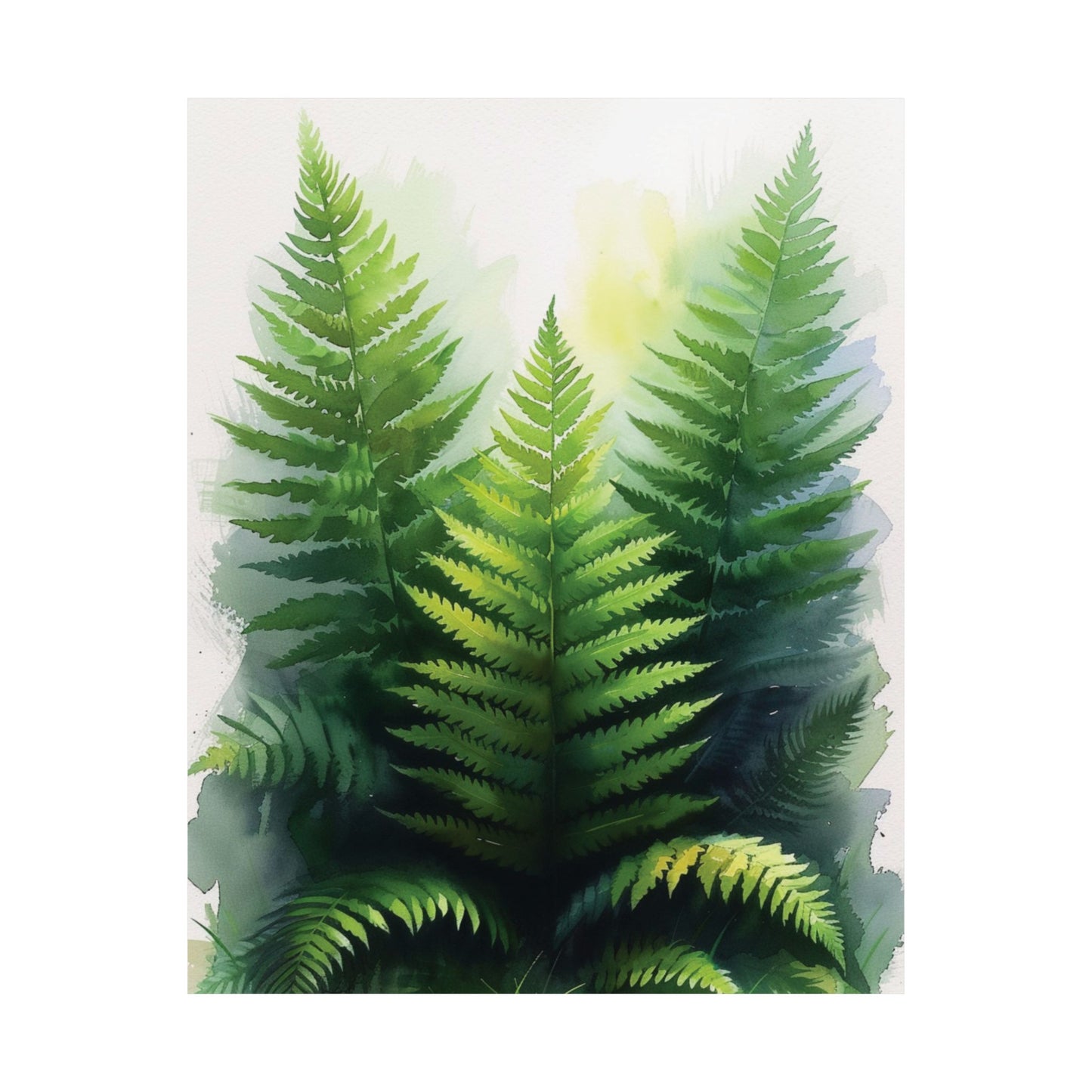 Fern Serenity Printed Poster