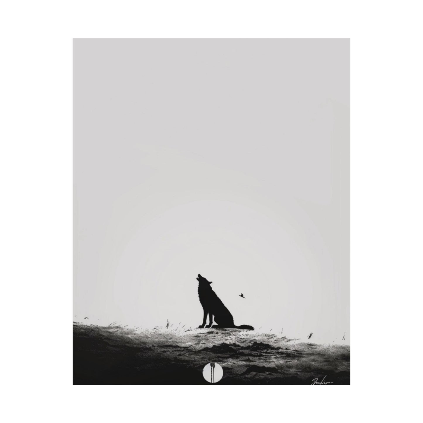 Lone Howl Printed Poster