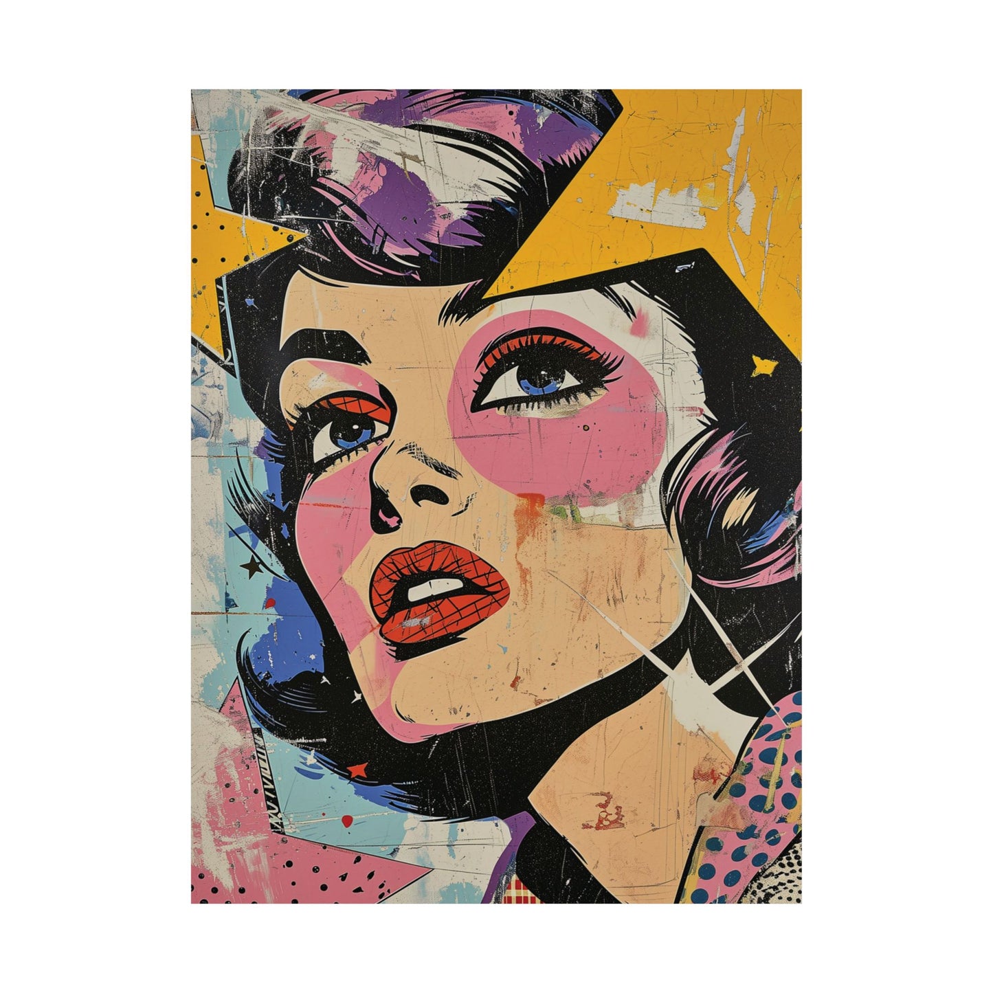 Pop Star Muse Printed Poster