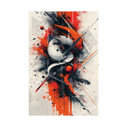 Abstract Energy Burst Poster