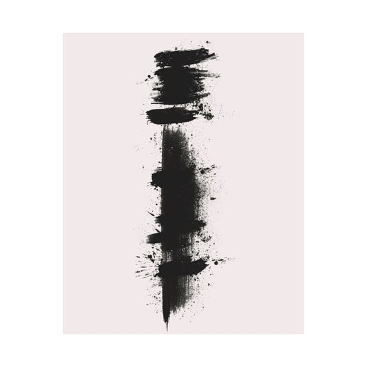 Zen Ink Splatter Printed Poster