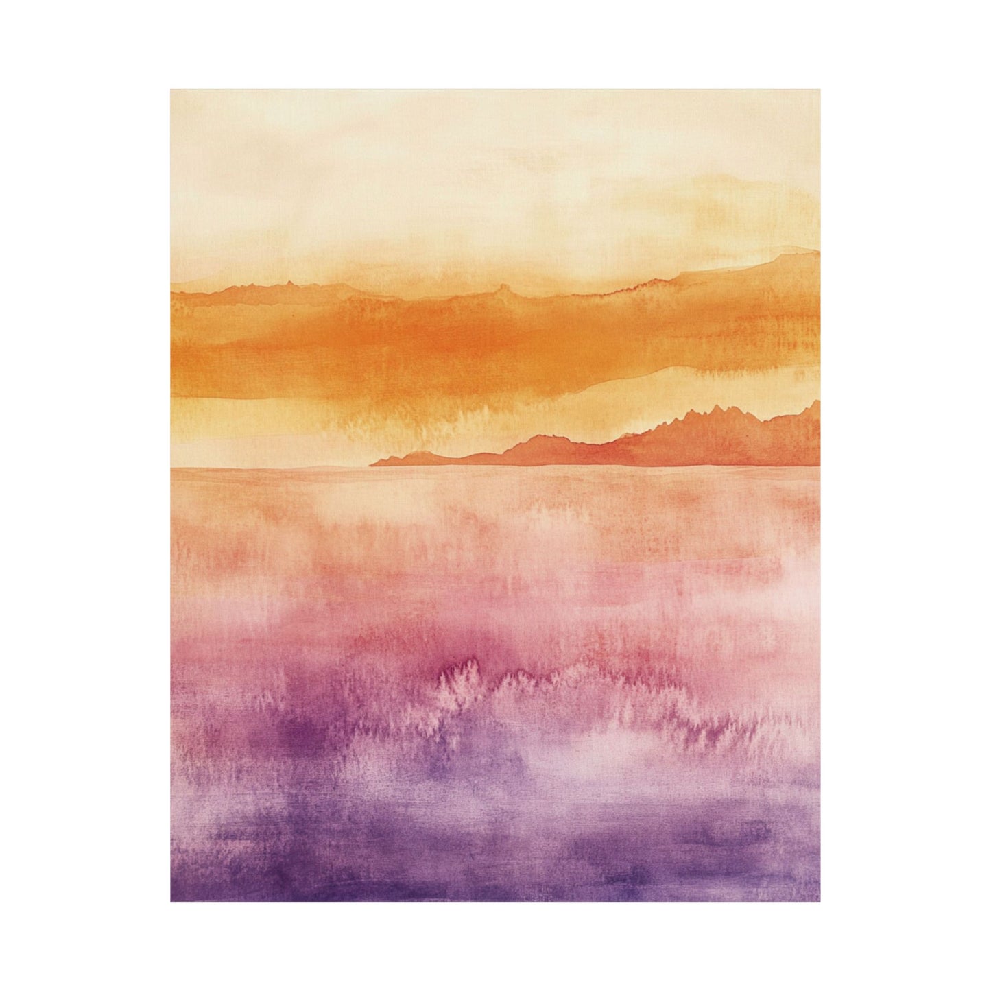 Calm Ocean Sunrise Poster
