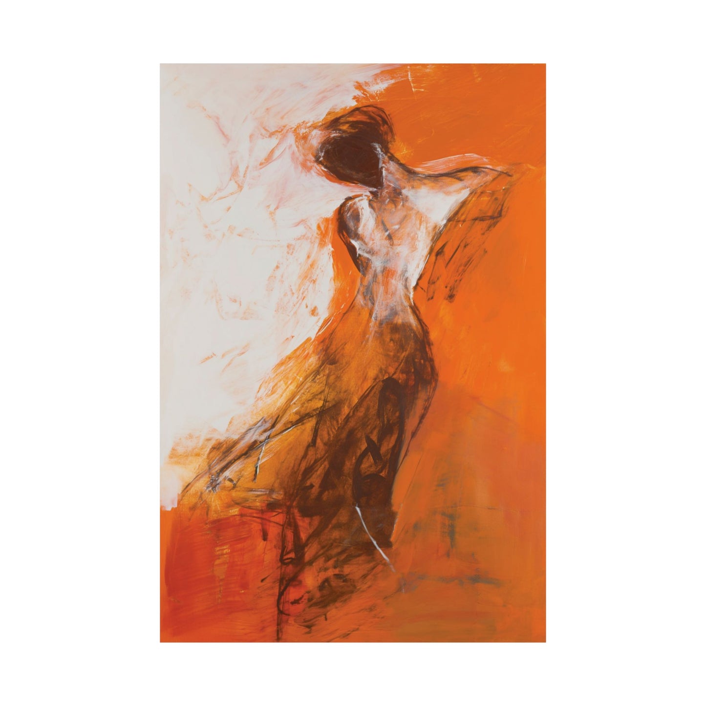 Flame Dancer Printed Poster