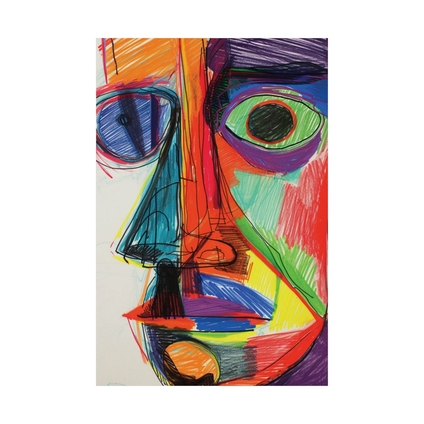Picasso Vibes Printed Poster