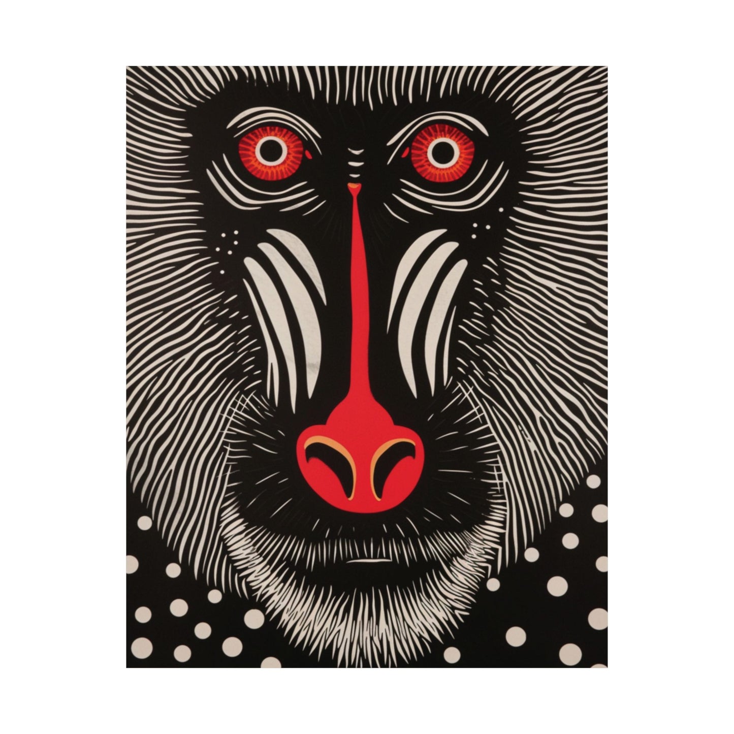 Scarlet Instinct Printed Poster