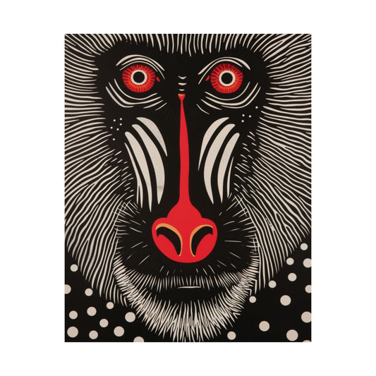 Scarlet Instinct Printed Poster
