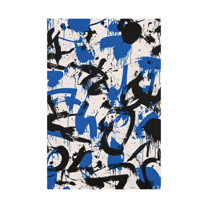 Chaos Paint Strokes Poster