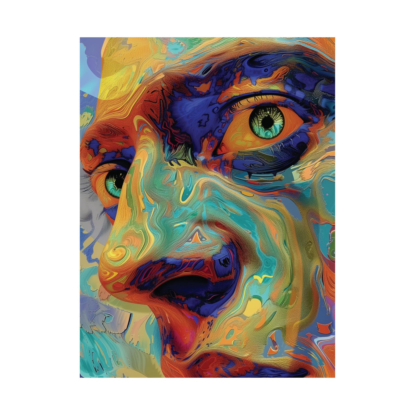 Melted Vision Printed Poster