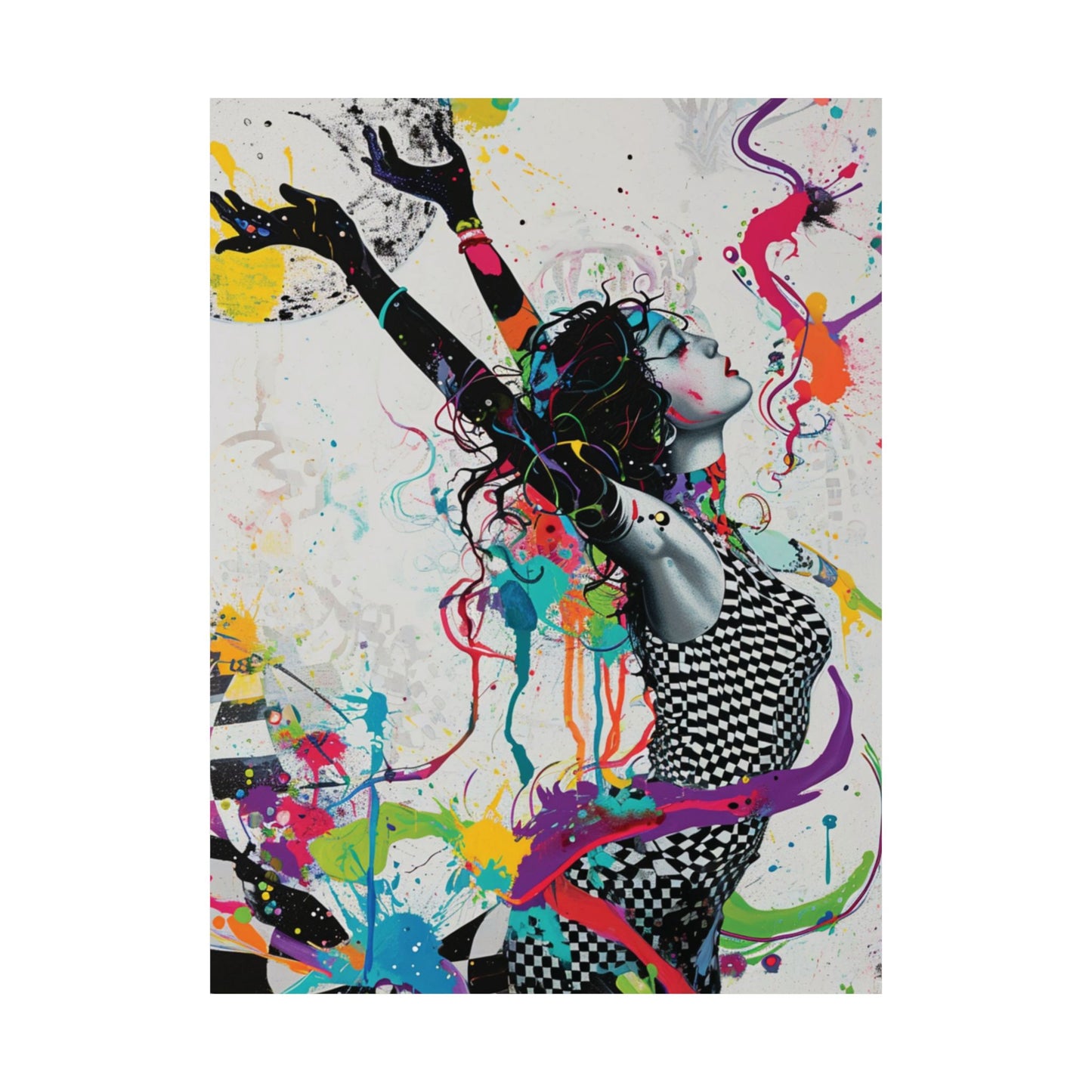 Chromatic Dance Printed Poster