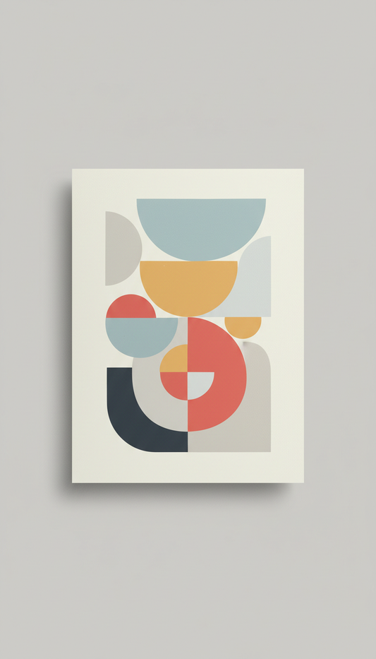 Sunlit Abstraction Matte Art Print