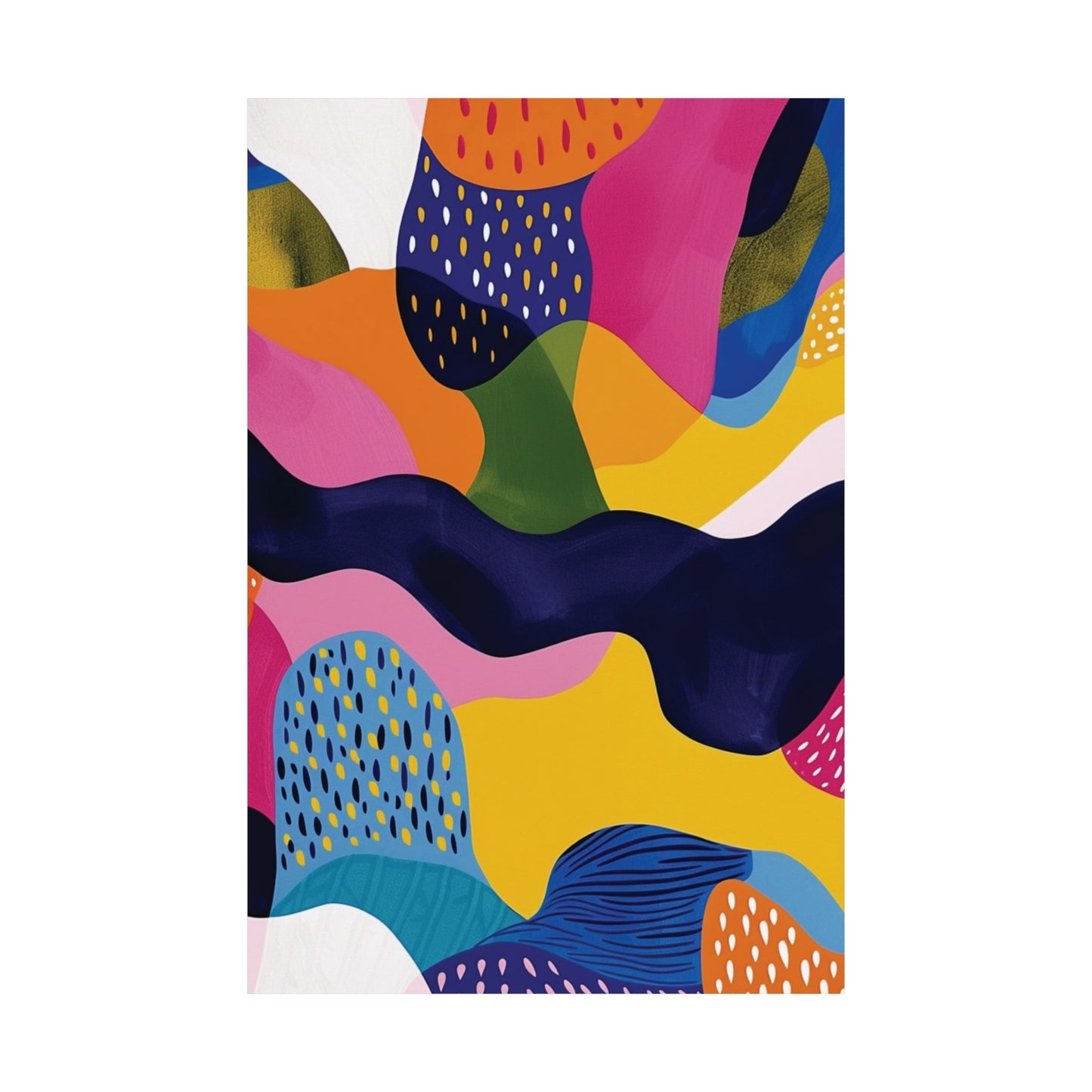 Color Flow Printed Poster