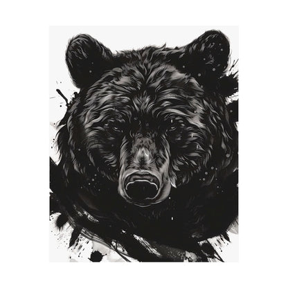 Wild Splatter Bear Poster