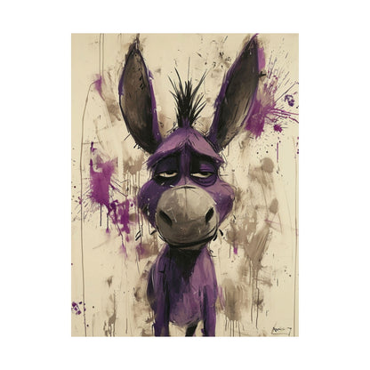 Purple Donkey Poster