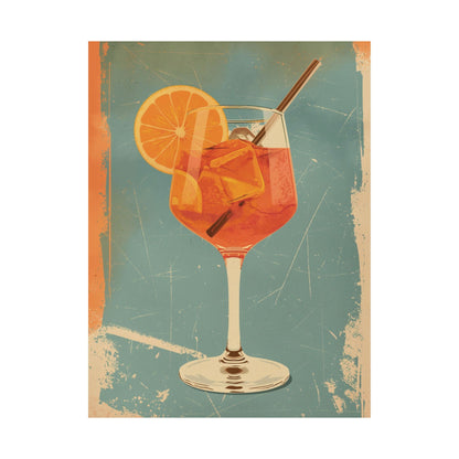 Vintage Aperol Spritz Poster