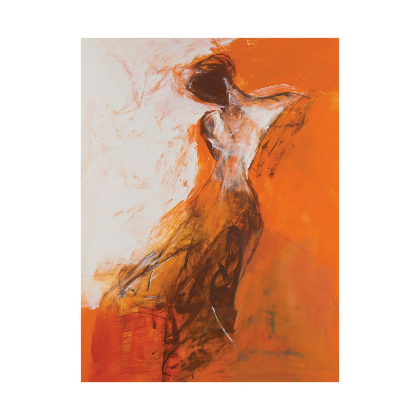 Flame Dancer Printed Poster