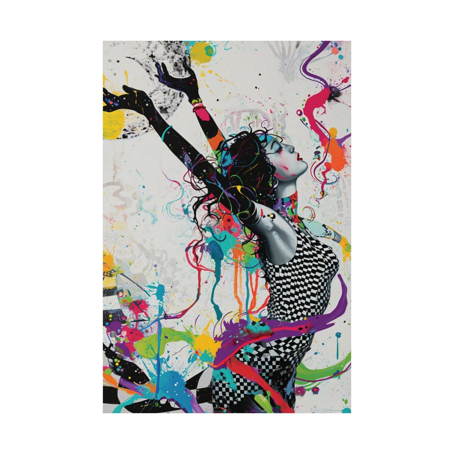 Chromatic Dance Printed Poster
