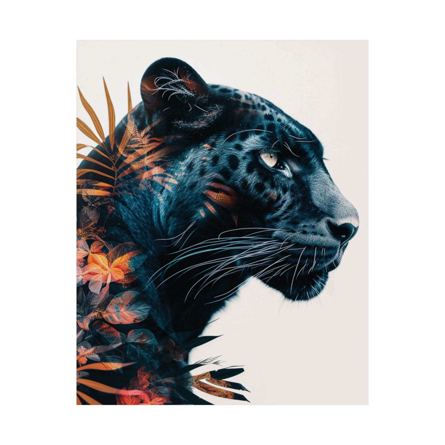 Amber Panther Printed Poster