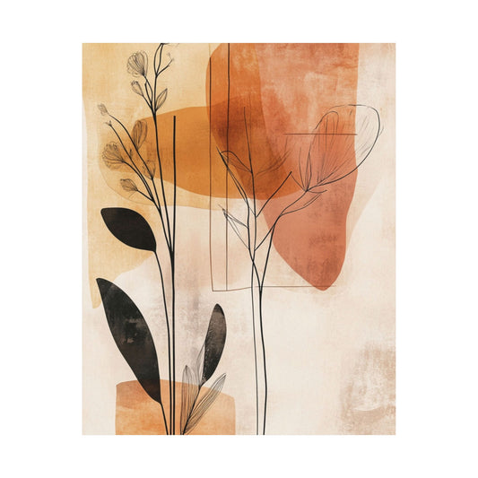 Boho Earth Tone Poster